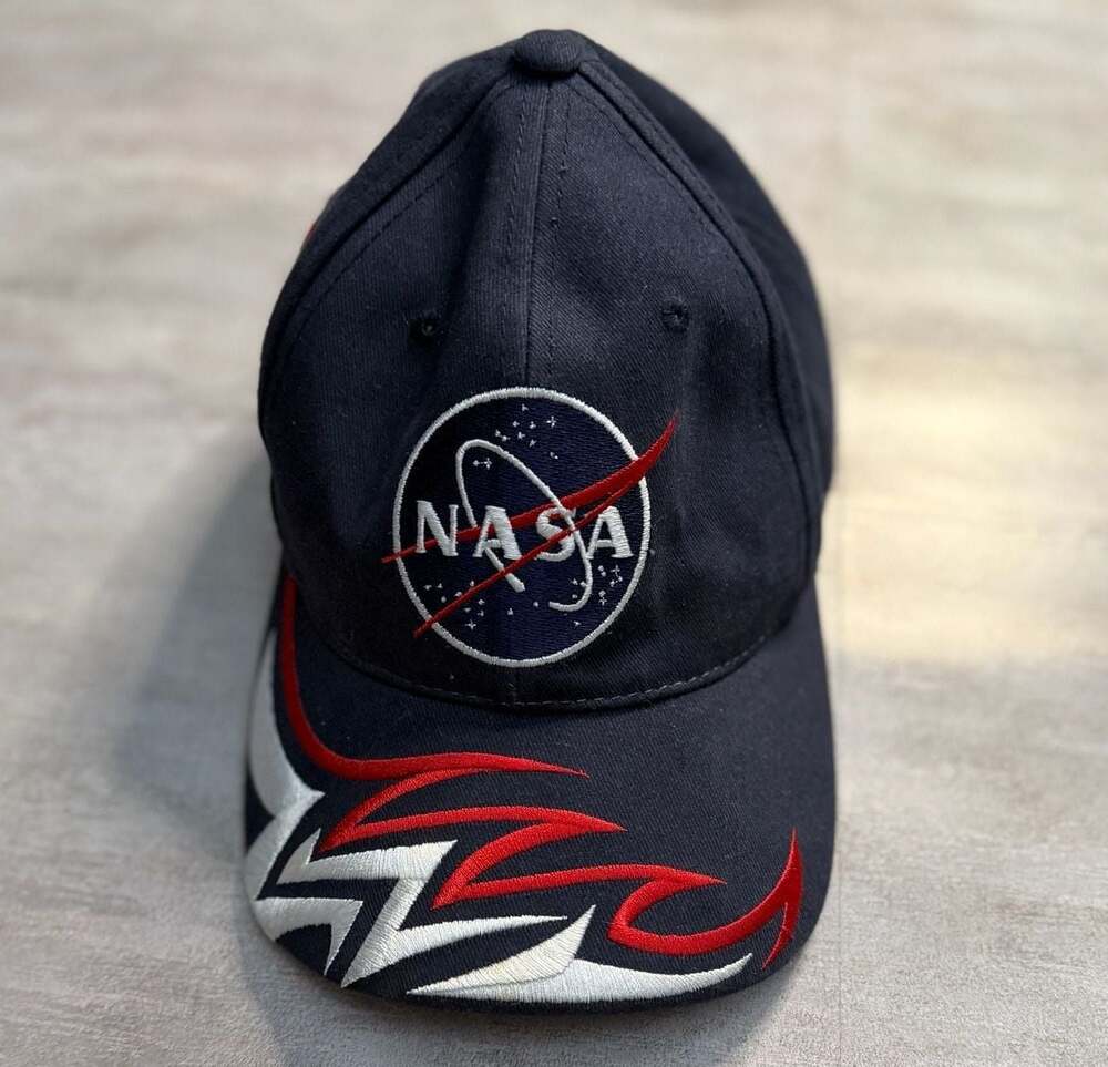 NASA Kennedy Space Center Adjustable Baseball Cap With Meatball Logo